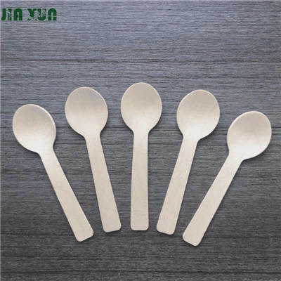 Biologisch afbreekbare houten lepels